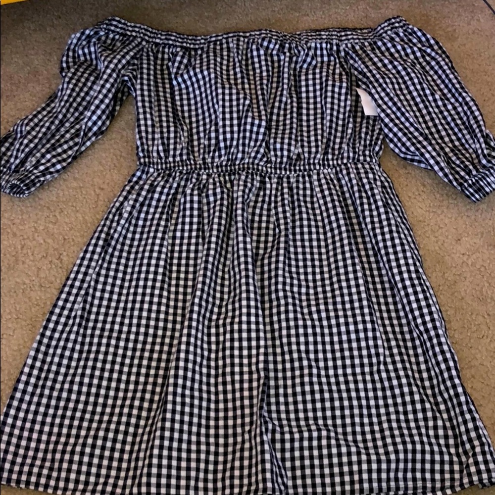 H&M plaid dress